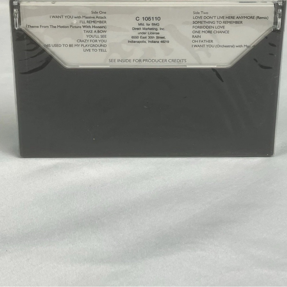 Madonna 'Something to Remember' Cassette Tape Sealed - Picture 2 of 2